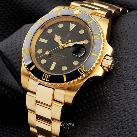 1996 black and gold rolex submariner|all black Rolex Submariner price.